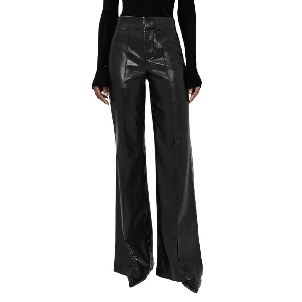Amanda Uprichard Tavira Faux Leather Black Pants Women's Size Small New With Tag
